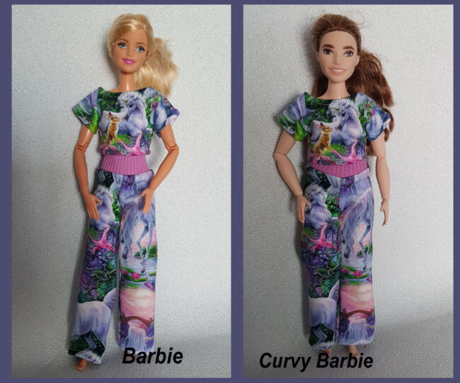 Barbiekläder, till Barbie, Curvy Barbie, - Bild 3