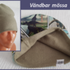 Mössa dinosaurier, FLEECE foder, 3-8år, dino - Bild 2