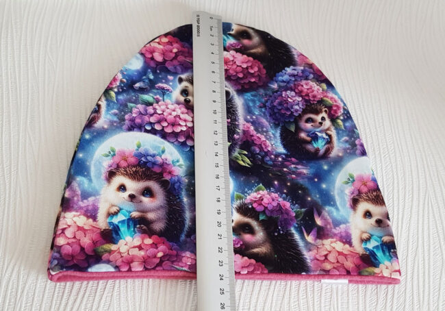 Mössa igelkottar, FLEECE foder, 5-10år - Bild 4