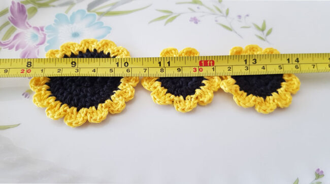 3st virkade blommor, solrosor - Bild 5