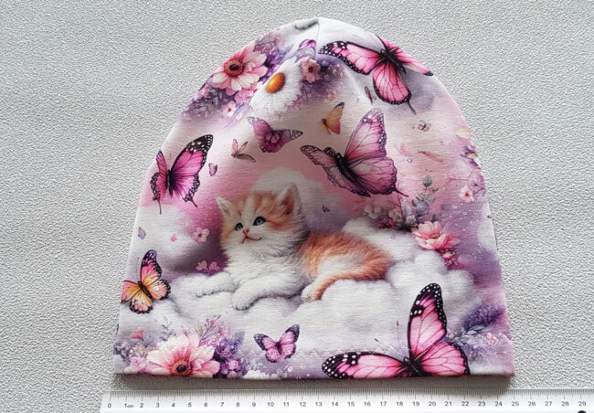 Mössa fjärilar, TUNN, 5-10år, katt - Bild 3