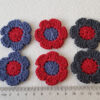 6st virkade blommor, ca 4,5cm - Bild 6
