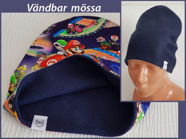 Mössa Super Mario, FLEECE foder, 5-12år - Bild 2