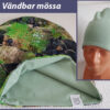 Mössa björnar, DUBBEL trikå, 3-8år - Bild 2
