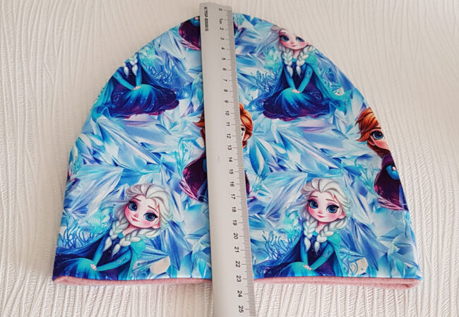 Mössa Frozen, FLEECE foder, 3-8år, Elsa, Anna - Bild 4