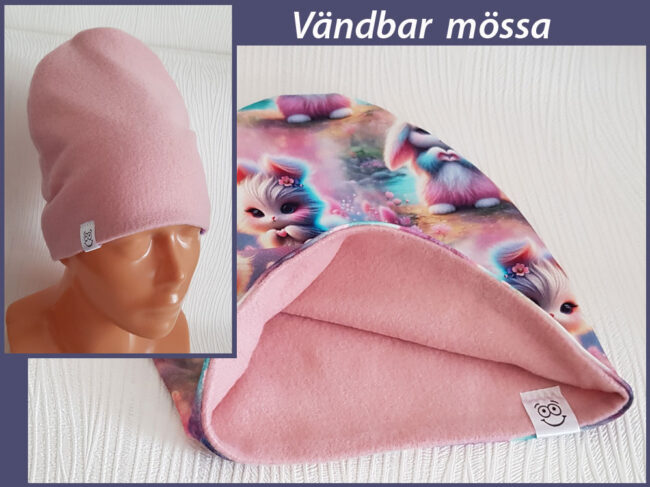 Mössa kaniner, FLEECE foder, 3-7år - Bild 2