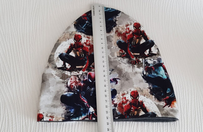 Mössa Spiderman, FLEECE foder, 5-12år - Bild 4