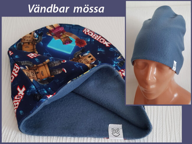 Mössa Roblox, FLEECE foder, 5-12år - Bild 2