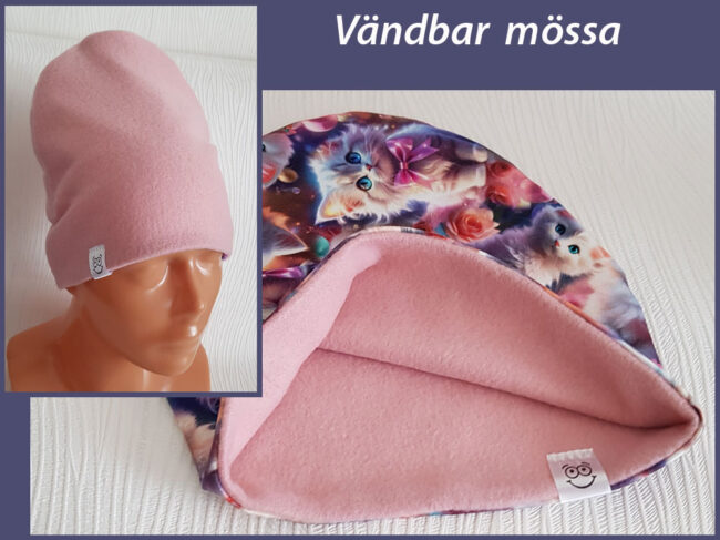 Mössa katter, FLEECE foder, 4-9år - Bild 2