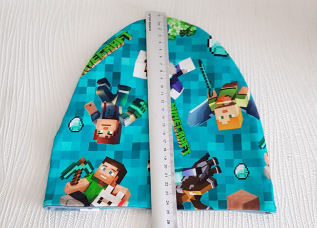 Mössa Minecraft, DUBBEL trikå, 5-10år - Bild 4
