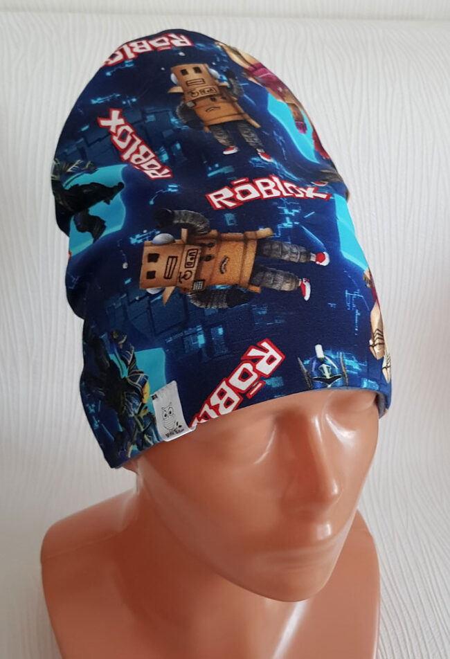 Mössa roblox, FLEECE foder, 6-12år, - Bild 3