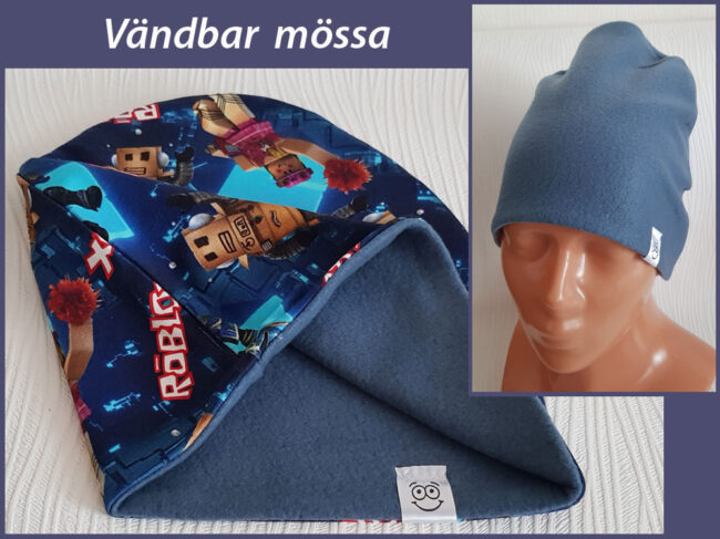 Mössa roblox, FLEECE foder, 6-12år, - Bild 2