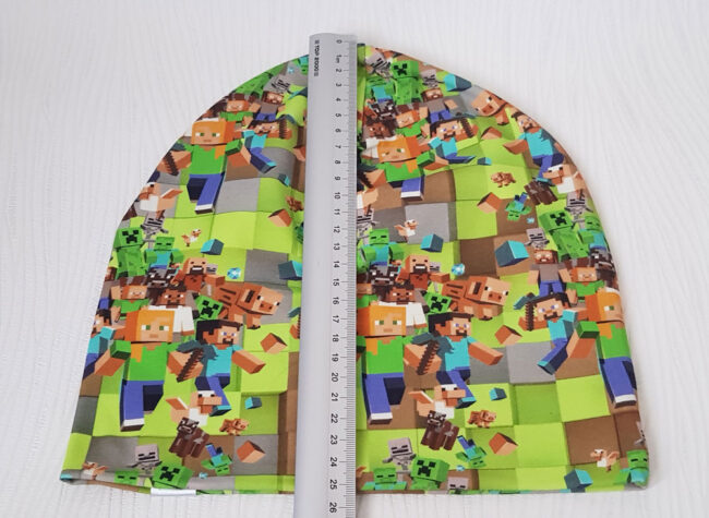 Mössa Minecraft, DUBBEL trikå, 9år-vuxna - Bild 4