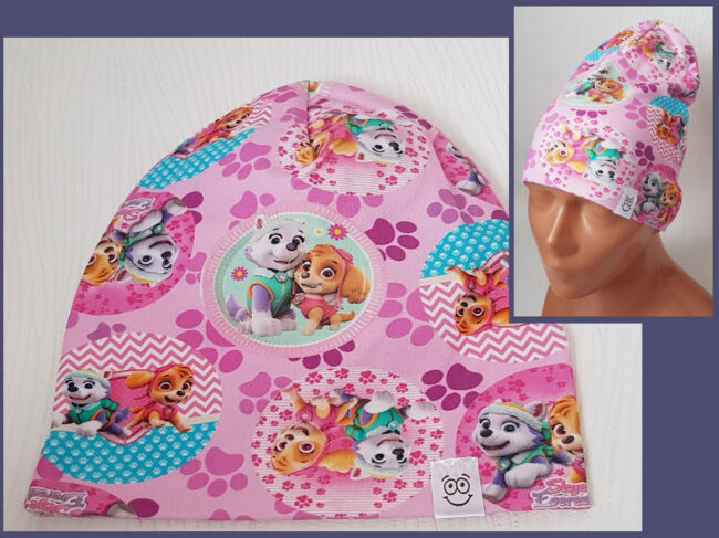 Mössa Paw Patrol, DUBBEL trikå, 2-6år, Skay