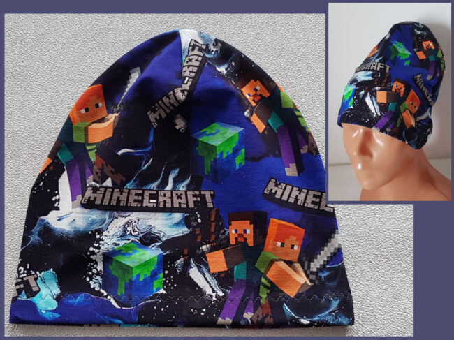 Mössa Minecraft, TUNN, 5-10år