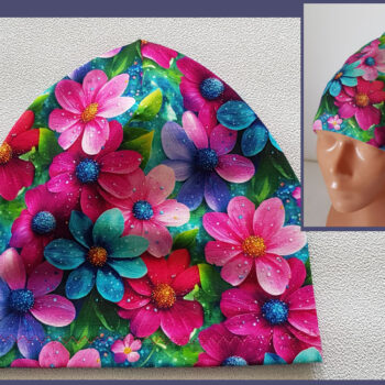 Mössa blommor, TUNN, 2-6år