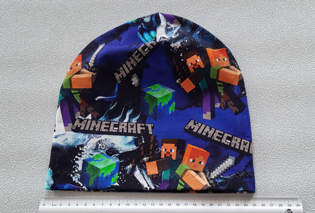 Mössa Minecraft, TUNN, 6-12år - Bild 3
