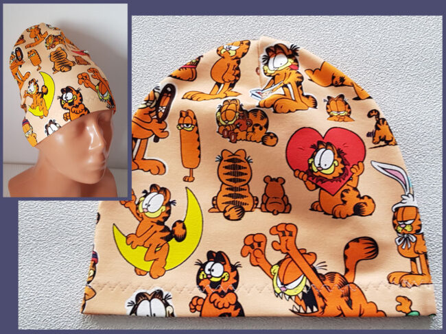 Mössa Garfield, TUNN, 2-6år,  Gustaf katten