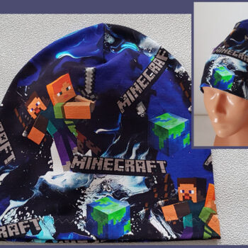 Mössa Minecraft, TUNN, 7-14år