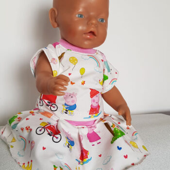 Dockkläder, passar Baby Born 43 cm, greta gris, peppa pig