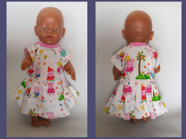 Dockkläder, passar Baby Born 43 cm, greta gris, peppa pig - Bild 4