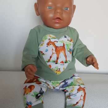 Dockkläder, passar Baby Born 43 cm, djur
