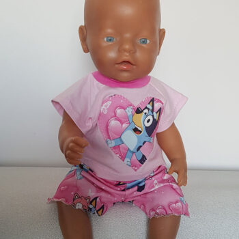 Dockkläder, passar Baby Born 43 cm, Bluey