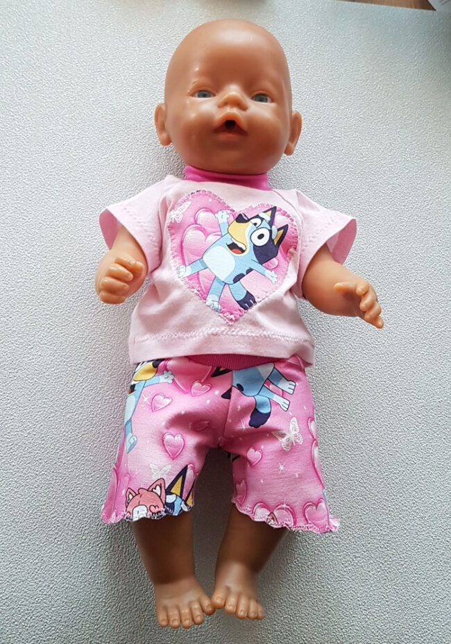 Dockkläder, passar Baby Born 43 cm, Bluey - Bild 3