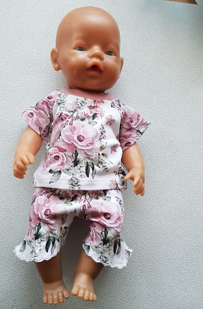 Dockkläder, passar Baby Born 43 cm, blommor - Bild 2