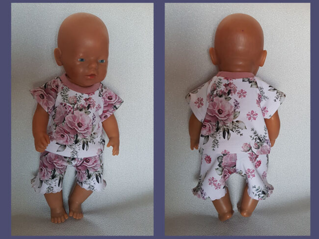Dockkläder, passar Baby Born 43 cm, blommor - Bild 4