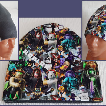 Mössa Roblox, FLEECE foder, 5-10år