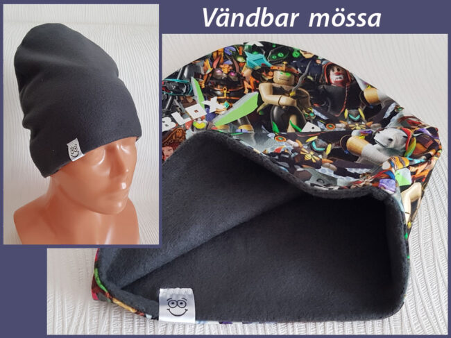 Mössa Roblox, FLEECE foder, 5-10år - Bild 2