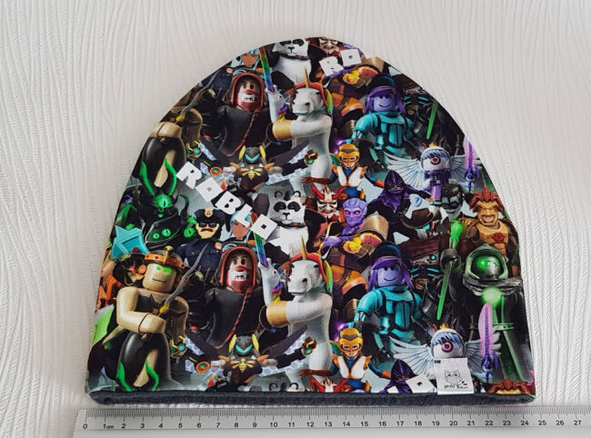 Mössa Roblox, FLEECE foder, 5-10år - Bild 3