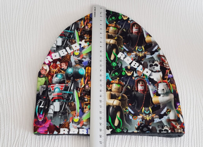 Mössa Roblox, FLEECE foder, 5-10år - Bild 4