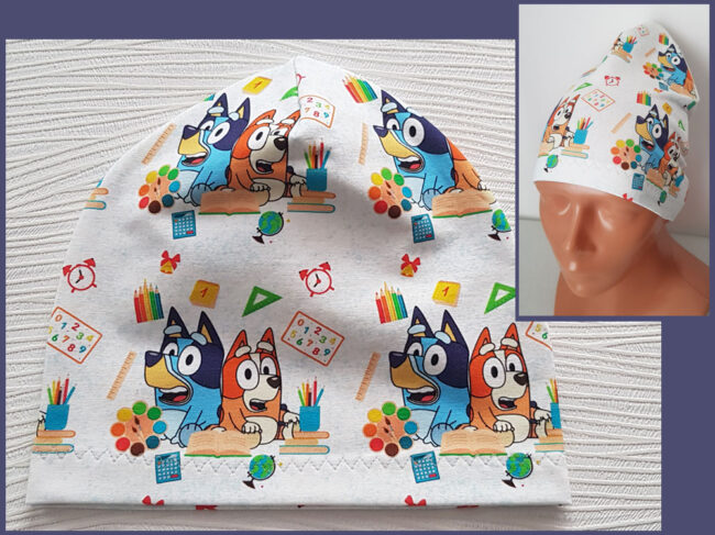 Mössa Bluey, TUNN, 1,5-5år, Bingo