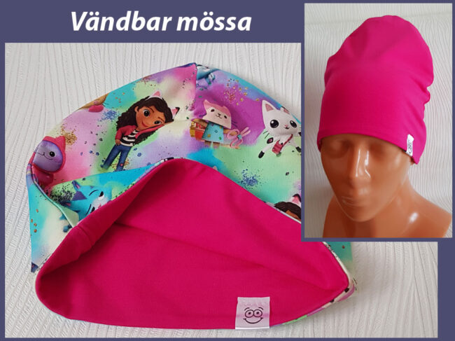 Mössa Gabby, DUBBEL trikå, 3-8år, Gabby's Dockskåp - Bild 3