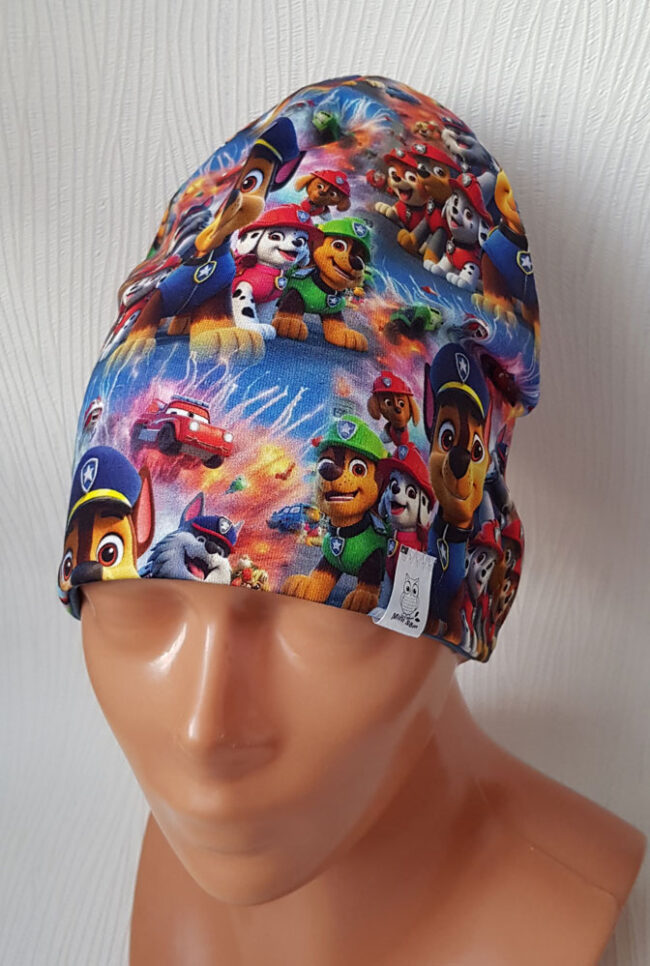 Mössa Paw Patrol, DUBBEL trikå, 2-6år - Bild 5