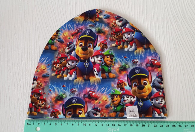 Mössa Paw Patrol, DUBBEL trikå, 2-6år - Bild 3