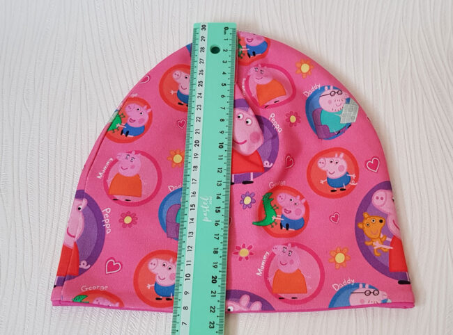 Mössa Greta Gris, DUBBEL trikå, 2-6år, Peppa Pig - Bild 4