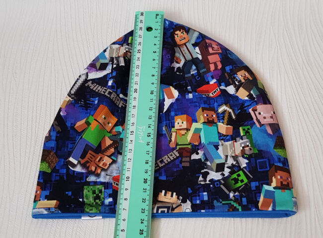 Mössa Minecraft, DUBBEL trikå, 7år-vuxen - Bild 4