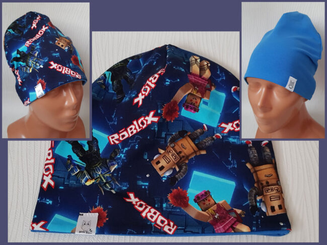 Mössa Roblox, DUBBEL trikå, 7år-vuxen