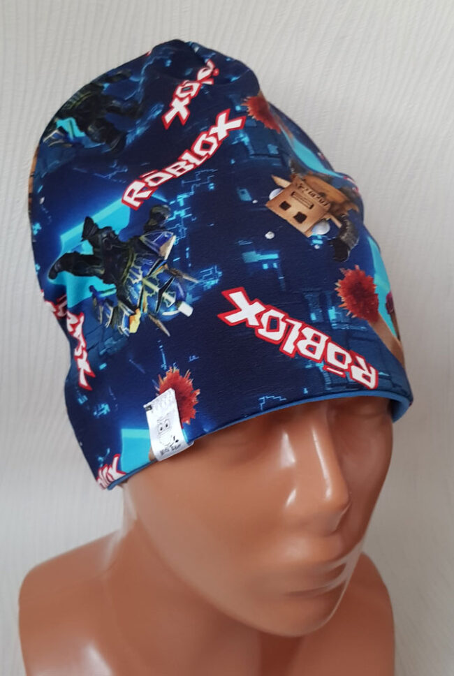 Mössa Roblox, DUBBEL trikå, 7år-vuxen - Bild 5