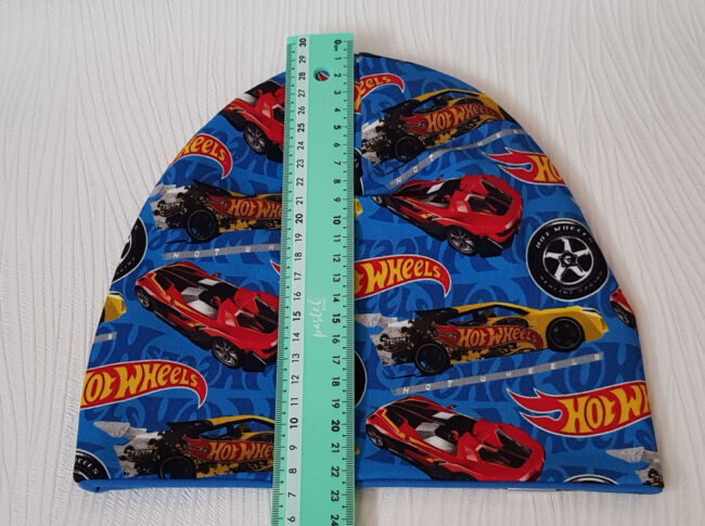 Mössa bilar, DUBBEL trikå, 5-10år - Bild 4