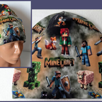 Mössa Minecraft, TUNN, 6-12år